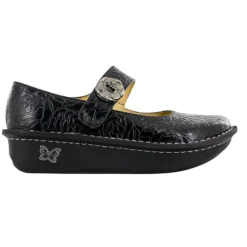 Alegria Paloma Black Embossed Rose