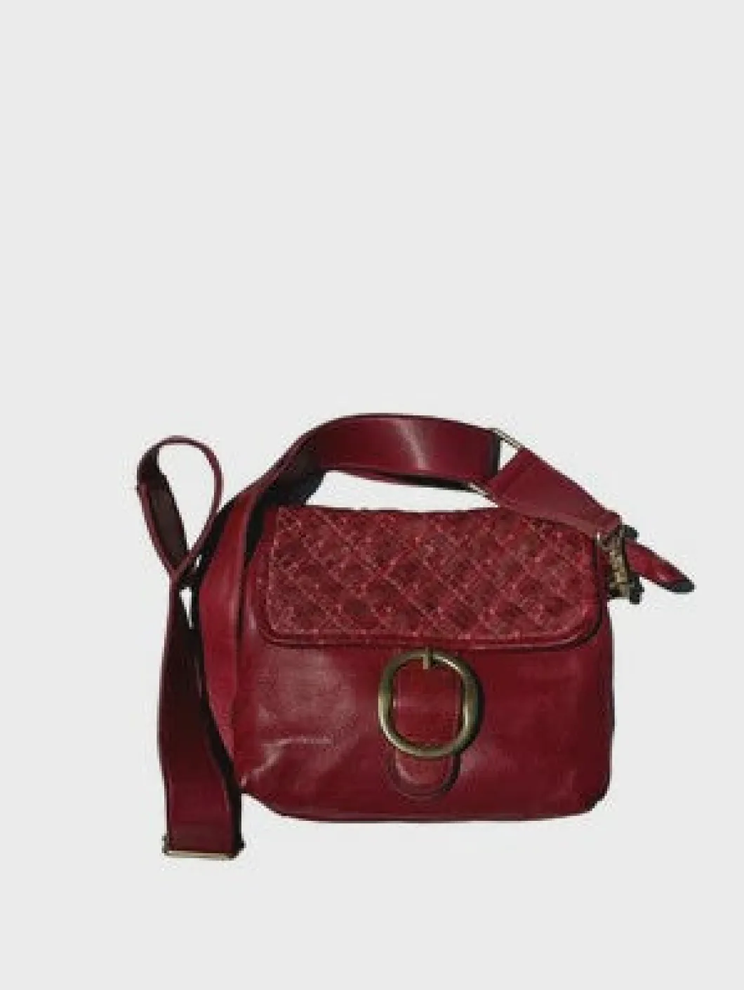 Art N Vintage Lucy Foldover Shiraz Shoulder Bag