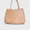 Art N Vintage Tesserre Basket Bisque Bag