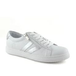 Cabello Ultimate White Silver Sneaker