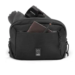 Chrome Ziptop Waistpack Black