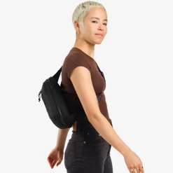 Chrome Ziptop Waistpack Black