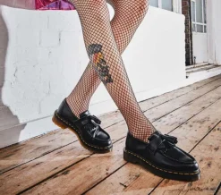 Dr Martens Adrian YS Tassel Loafer Black Smooth