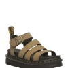 Dr Martens Blaire 3 Strap Sandal Savannah Tan Tumbled Nubuck