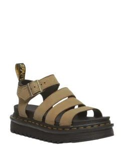 Dr Martens Blaire 3 Strap Sandal Savannah Tan Tumbled Nubuck