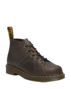 Dr Martens Church Monkey Boot Dark Brown Crazy Horse