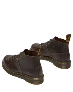 Dr Martens Church Monkey Boot Dark Brown Crazy Horse
