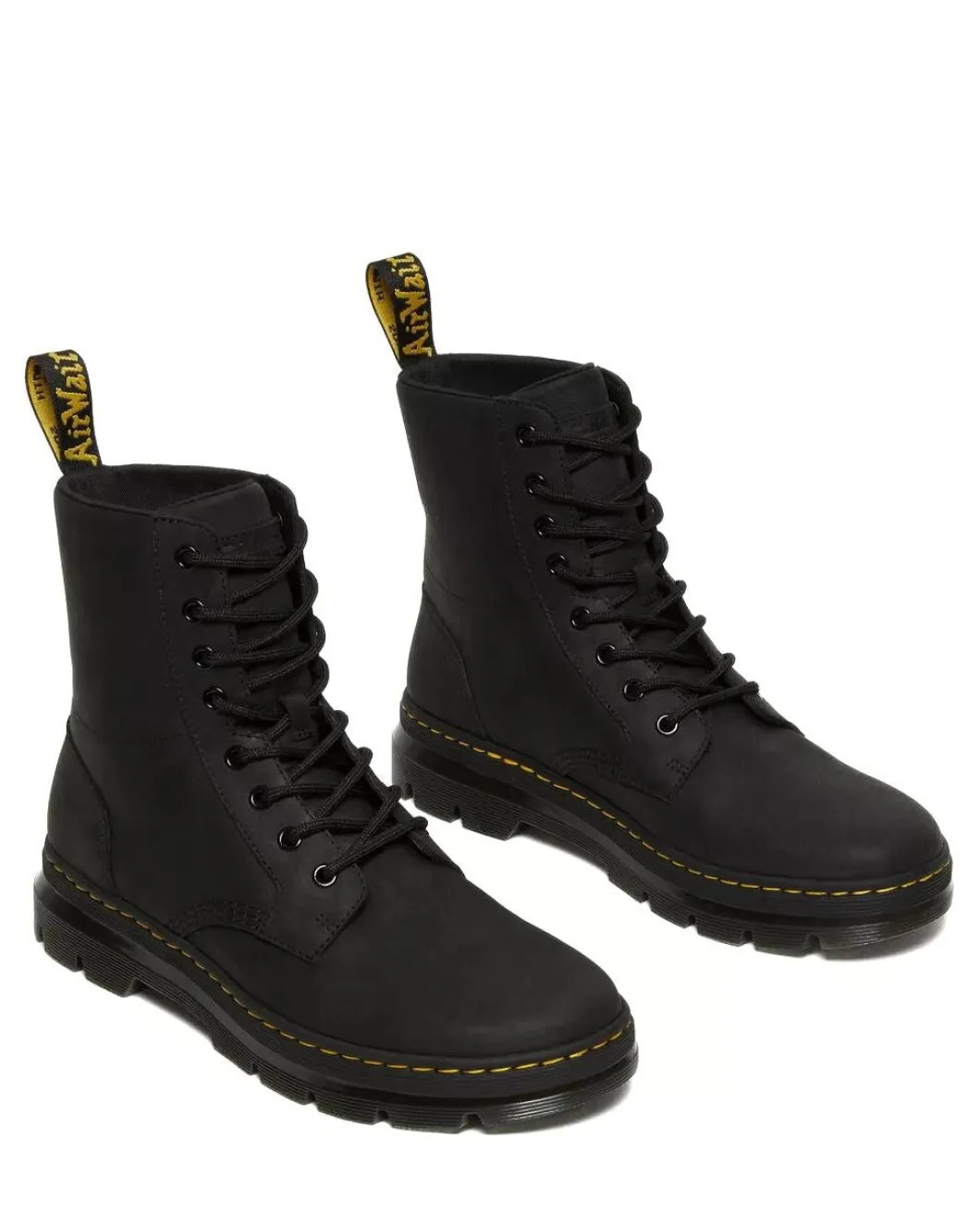 Dr Martens Combs Leather Black Wyoming