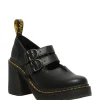Dr Martens Eviee (Lottee) Black Heeled Mary Jane