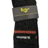 Dr Martens Marl Sock Black Organic Cotton Blend