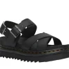 Dr Martens Voss II Cross Strap Sandal Black Hydro