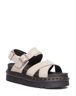 Dr Martens Voss II Cross Strap Sandal Vintage Taupe