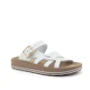 Fantasy Sandal Alessia White Pearl