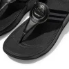 Fitflop Walkstar All Black Toe Post Sandal