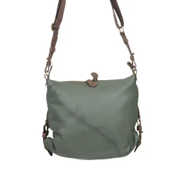 In Leatherz Take Me Back Leather Sling Bag LR07 Green Natural