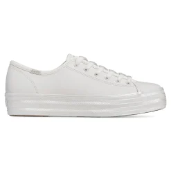 Keds Triple Kick Leather Pearlized White