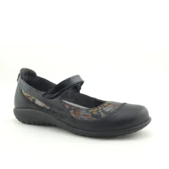 Naot Kirei Black Dark Floral Combo