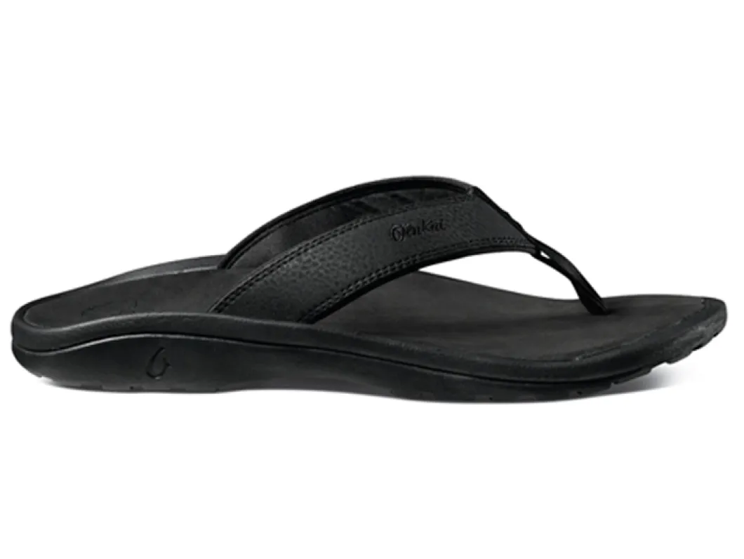 Olukai Ohana Mens Black Black