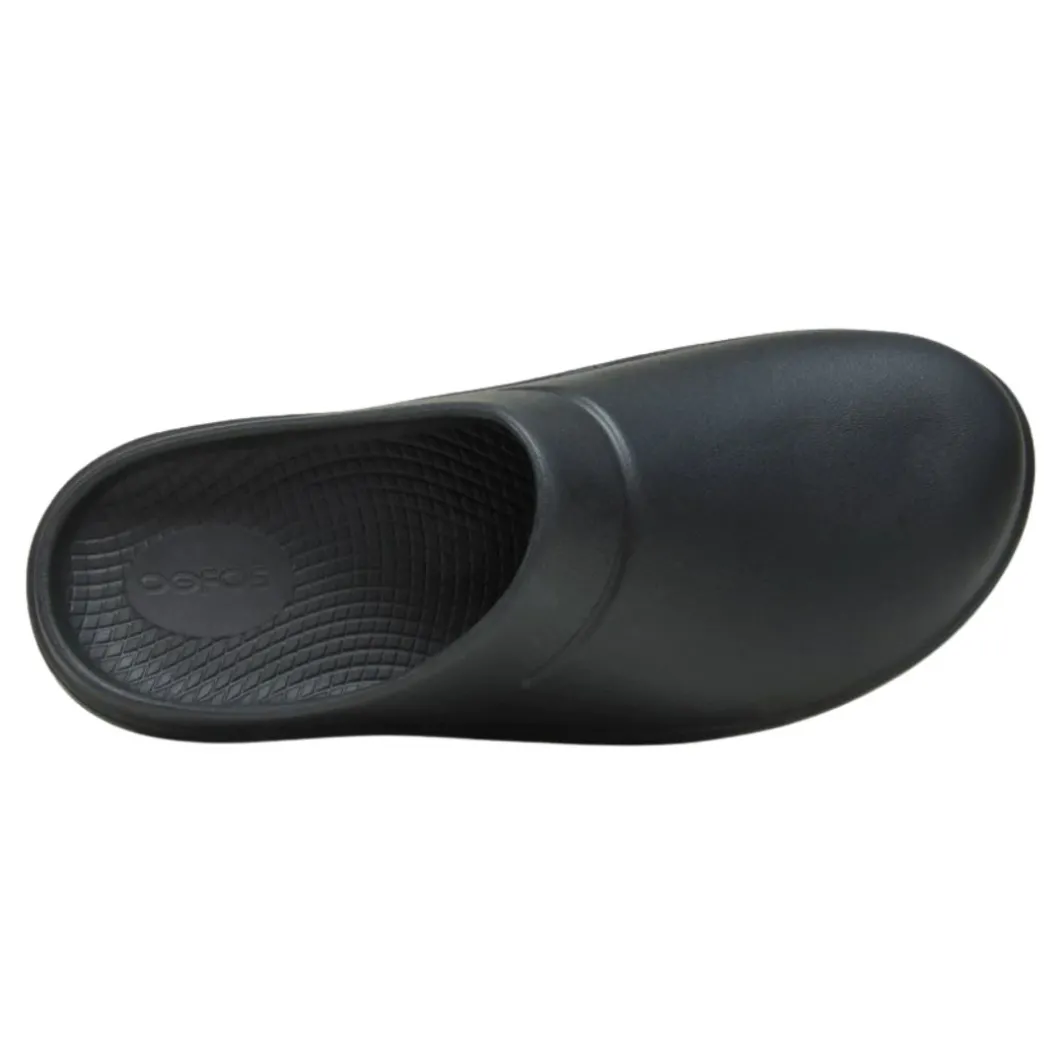 OOFOS Womens OOCLOOG Clog Black