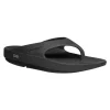 OOFOS Mens Ooriginal Thong Black