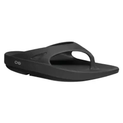 OOFOS Mens Ooriginal Thong Black