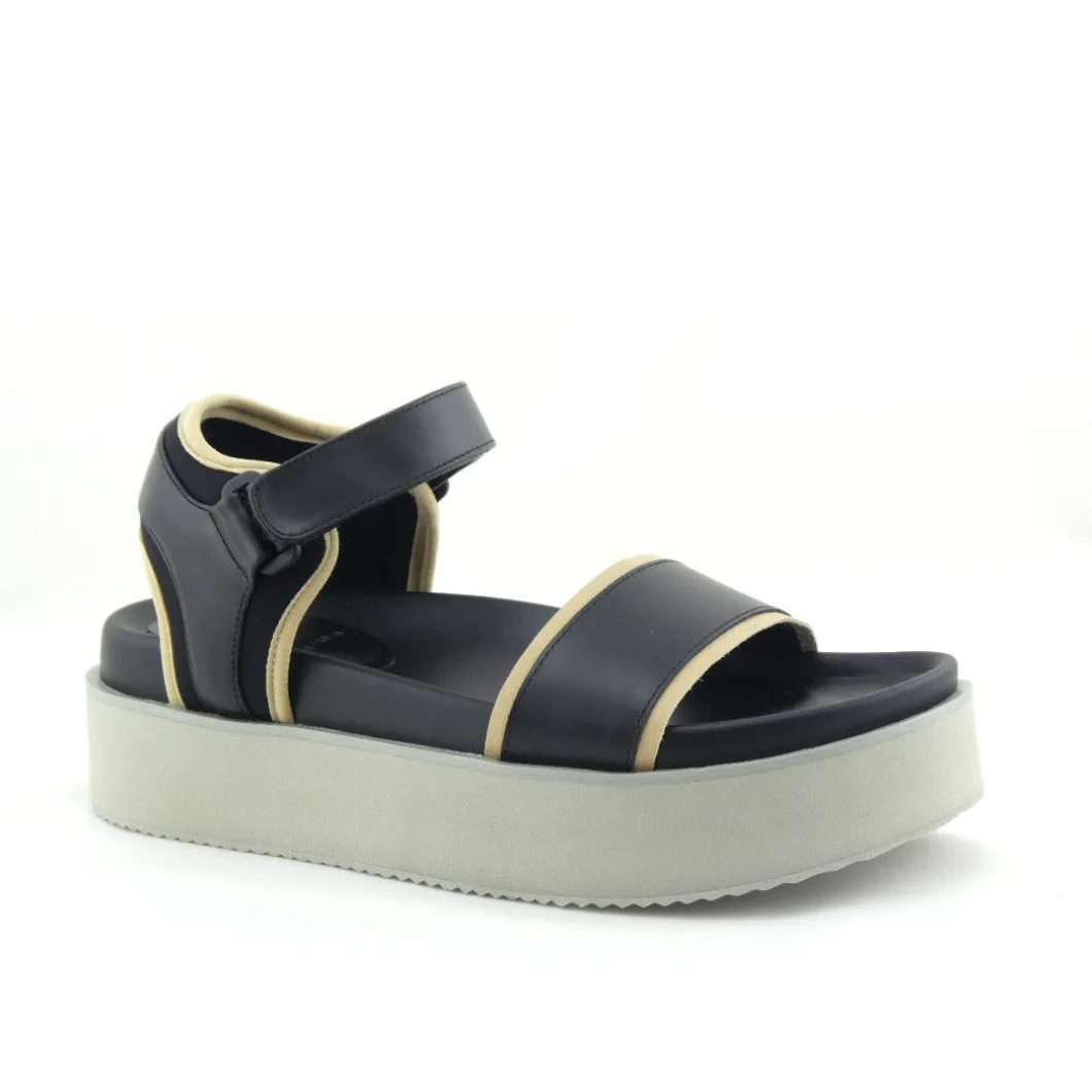 Rollie Ace Sandal Black Latte