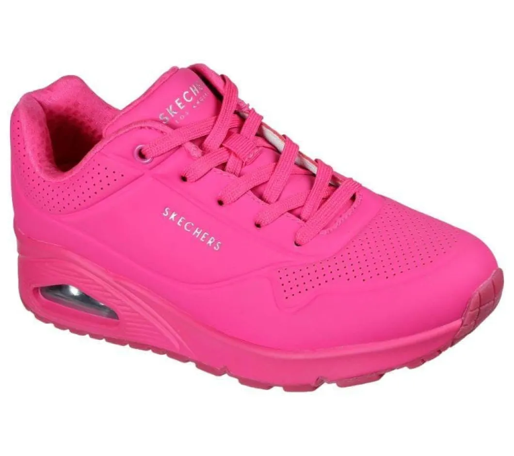 Skechers UNO Night Shades Hot Pink