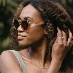 Soek Lila Grace Champagne Sunglasses